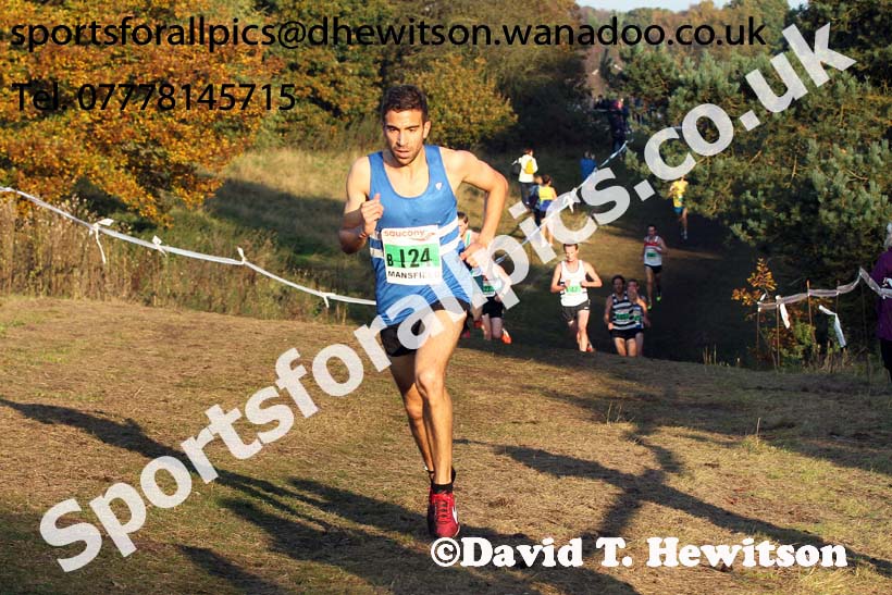 Senior men, National Cross Country Relays, Berry Park, Mansfield. Photo: David T. Hewitson/Sports for All Pics